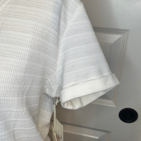 Classic White V-Neck Women's Tee - Picture 3 of 7